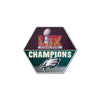 Philadelphia Eagles Pin Collector Hexagon Design Super Bowl 59 Champ - Aminco