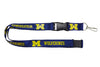 Michigan Wolverines Lanyard Blue - Aminco