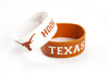 Texas Longhorns Bracelets 2 Pack Wide - Aminco