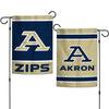 Akron Zips Flag 12x18 Garden Style 2 Sided - Wincraft