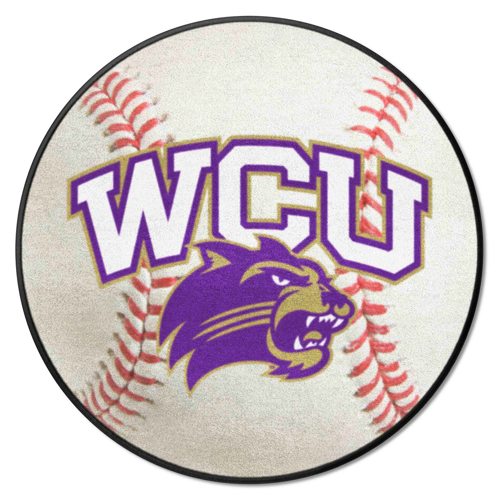 Fanmats - Western Carolina University Baseball Mat 27'' diameter