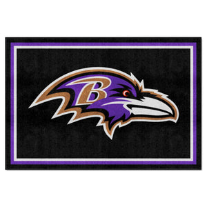 Fanmats - NFL - Baltimore Ravens 5x8 Rug 59.5''x88''