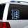 Detroit Tigers Window Film 12 Inch Die Cut -