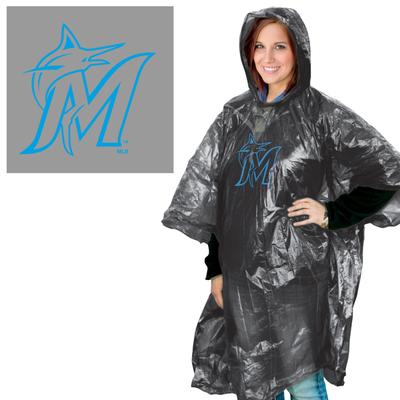 Miami Marlins Rain Poncho - Special Order - WinCraft