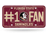Florida State Seminoles License Plate #1 Fan - Rico Industries