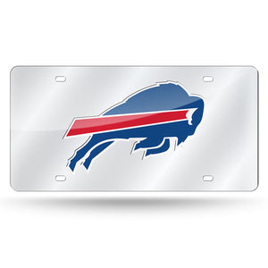 Buffalo Bills License Plate Laser Cut Silver - Rico Industries
