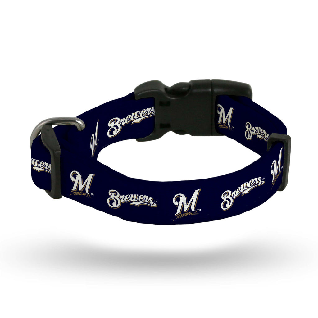 Milwaukee Brewers Pet Collar Size L - Rico Industries