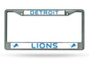 Detroit Lions License Plate Frame Chrome - Rico Industries