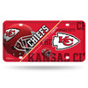 Kansas City Chiefs License Plate Metal - Rico Industries