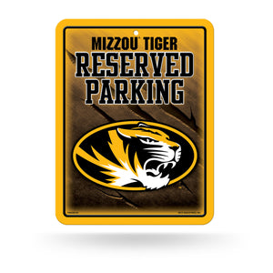 Missouri Tigers Sign Metal Parking Alternate Design Special Order - Rico Industries