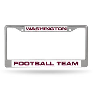 Washington Football Team License Plate Frame Chrome - Rico Industries