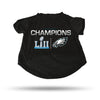 Philadelphia Eagles Pet T-Shirt Size XLarge Super Bowl 52 Champs - Rico Industries