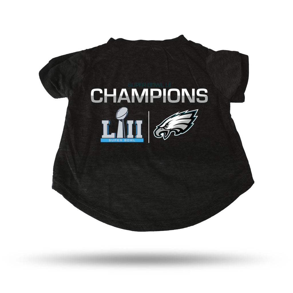 Philadelphia Eagles Pet T-Shirt Size XLarge Super Bowl 52 Champs - Rico Industries