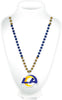 Los Angeles Rams Beads with Medallion Mardi Gras Style - Rico Industries