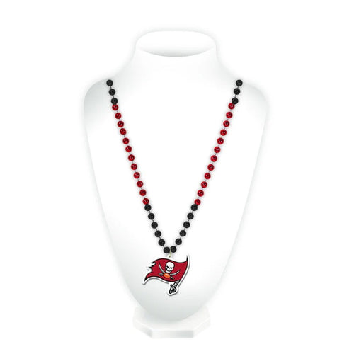 Tampa Bay Buccaneers Beads with Medallion Mardi Gras Style - Special Order - Rico Industries