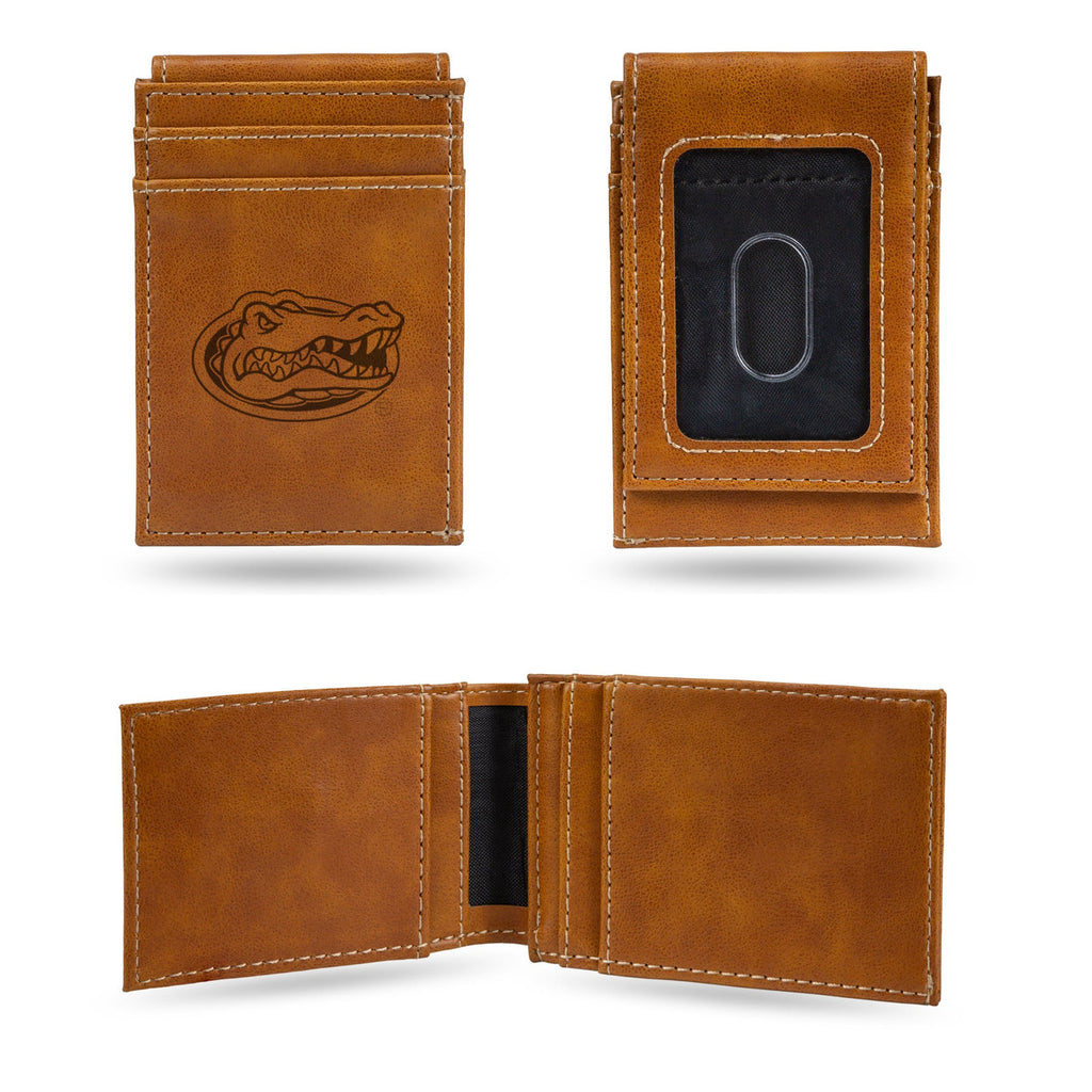 Florida Gators Wallet Front Pocket Laser Engraved - Rico Industries