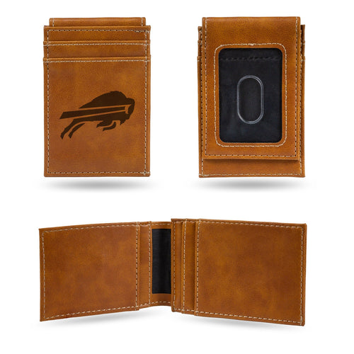 Buffalo Bills Wallet Front Pocket Laser Engraved - Rico Industries
