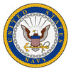 Fanmats - U.S. Navy 44'' Round Mat  44'' diameter