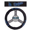 Los Angeles Dodgers Steering Wheel Cover Leather -