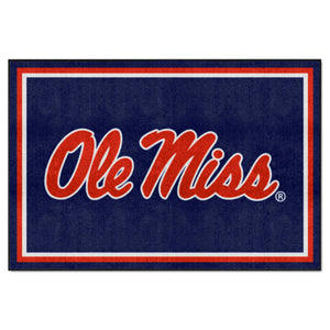Fanmats - University of Mississippi (Ole Miss) 5x8 Rug 59.5''x88''