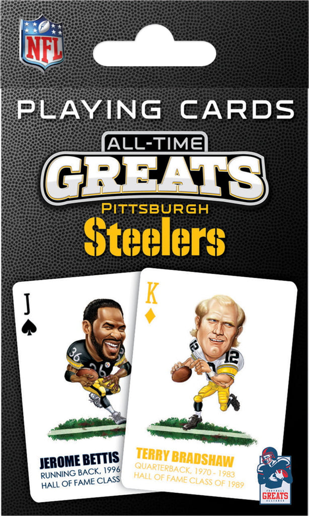 Pittsburgh Steelers Playing Cards All-Time Greats - Masterpieces Puzzle Company