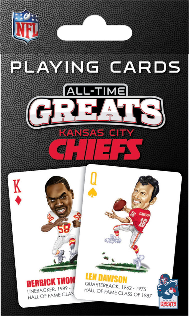Kansas City Chiefs Playing Cards All-Time Greats - Masterpieces Puzzle Company