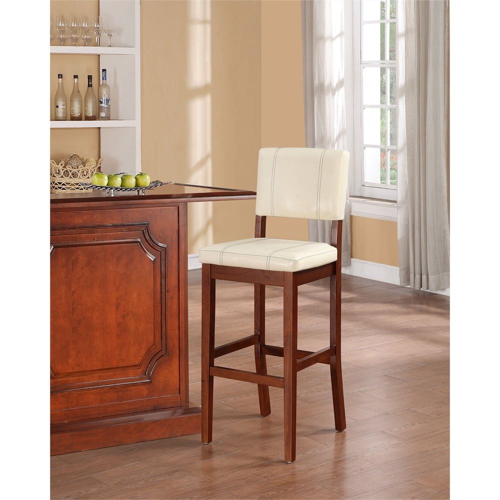 Milano Bar Stool Cream - Linon