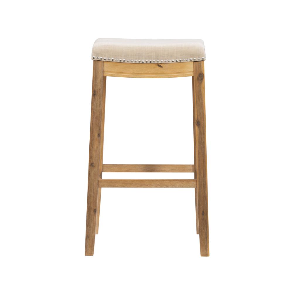 Claridge Acacia Bar Stool - Linon