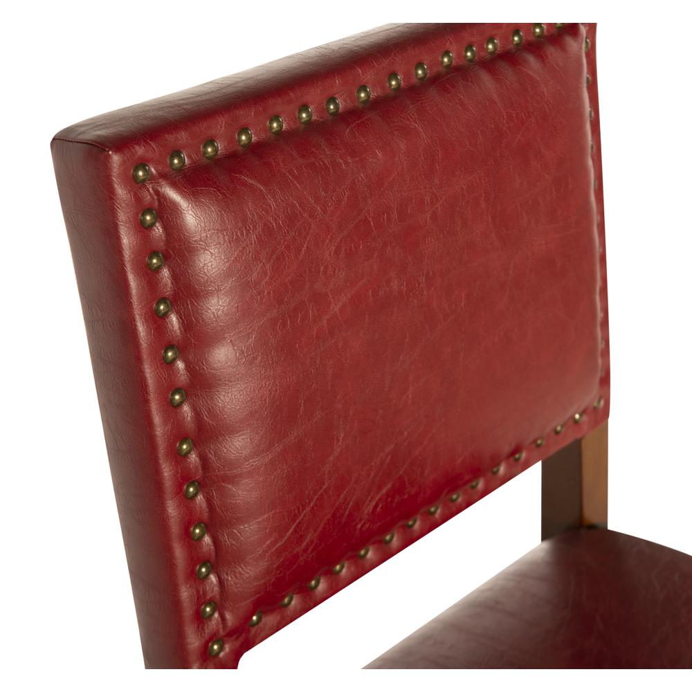 Brook Red Bar Stool - Linon