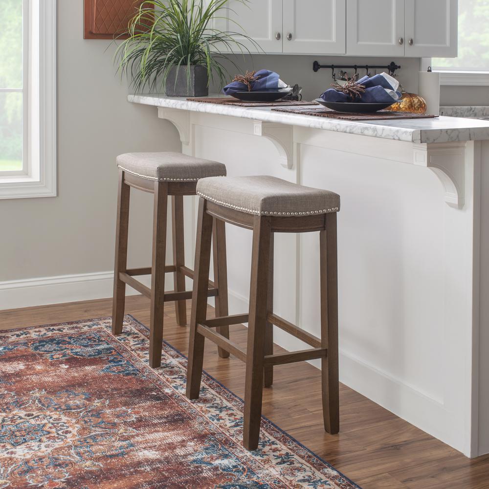 Claridge Rustic  Bar Stool - Linon