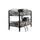 Heavy Metal Black Twin Over Twin Bunk Bed - Powell