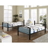 Heavy Metal Black Twin Over Twin Bunk Bed - Powell