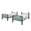Heavy Metal Black Twin Over Twin Bunk Bed - Powell