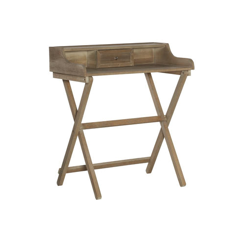 Coy Rustic Brown Folding Desk - Linon