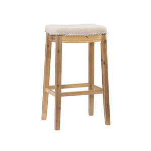 Claridge Acacia Bar Stool - Linon