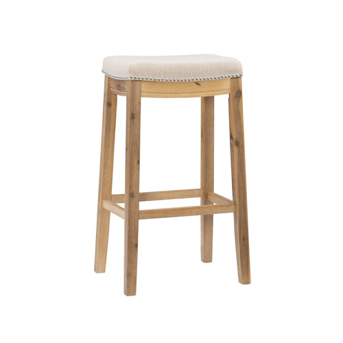 Claridge Acacia Bar Stool - Linon