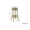Rae Rattan Seat Backless Bar Stool - Linon