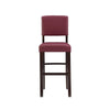 Monaco Bar Stool Dark Red - Linon