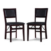 Kiera 18 In Pad Back Folding Chair - Set Of Two - Linon