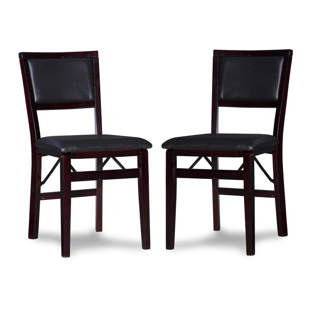 Kiera 18 In Pad Back Folding Chair - Set Of Two - Linon