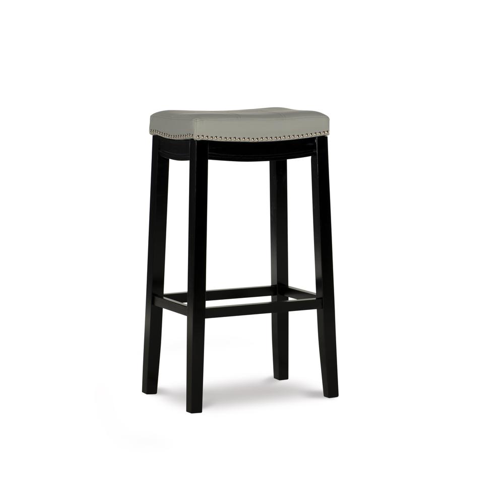 Claridge Gray Bar Stool - Linon