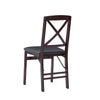 Triena 18 In X Back Folding Chair - Set Of Two - Linon