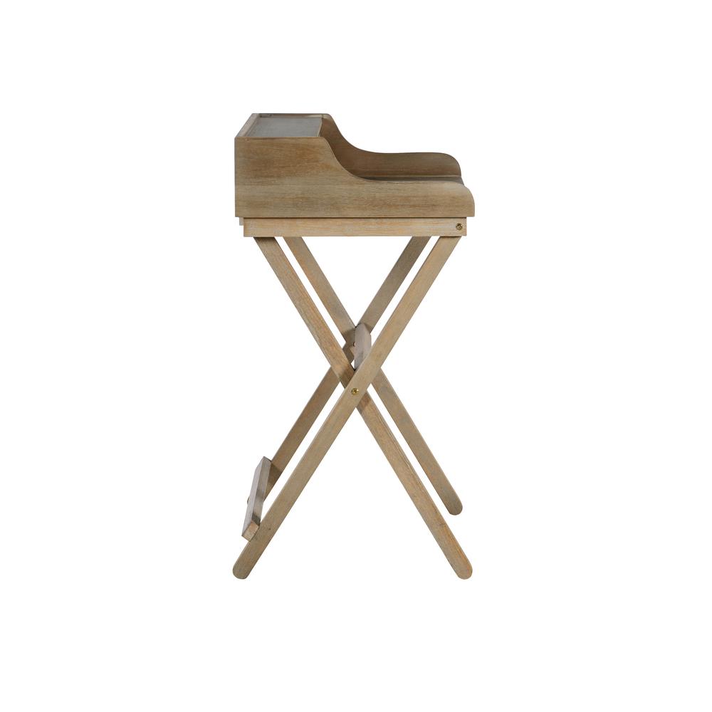 Coy Rustic Brown Folding Desk - Linon