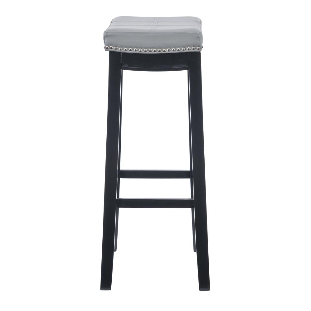 Claridge Gray Bar Stool - Linon