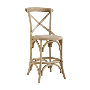 Roxy 30 In Gray Wash Bar Stool - Linon
