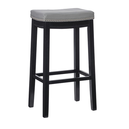 Claridge Gray Bar Stool - Linon