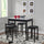 Lancer 3 Piece Tavern Set, Faux Black Marble - Linon