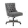 Della Office Chair, Light Gray - Linon