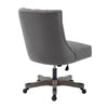 Della Office Chair, Light Gray - Linon