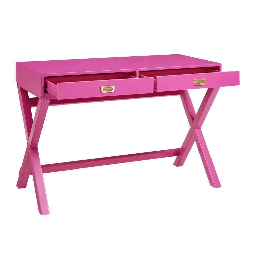 Peggy Raspberry Writing Desk - Linon